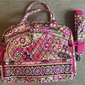 Vera Bradley Very Berry Metropolitan Laptop Tote -NWOT